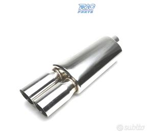 SCARICO UNIVERSALE IN ACCIAIO INOX A DOPPIA USCITA