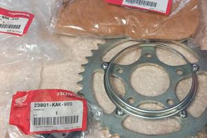 kit catena corone pignone originale honda crm 125 