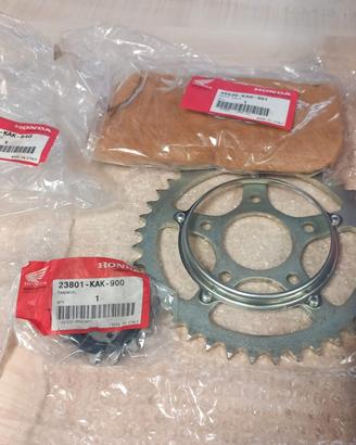 kit catena corone pignone originale honda crm 125 