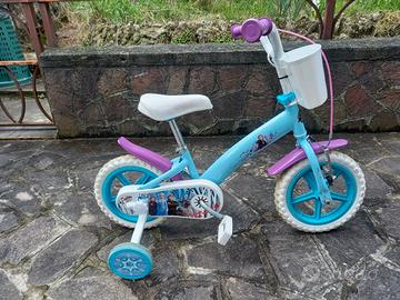 Bicicletta bimbi a tema FROZEN