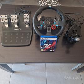 loghitech g 29 con cambio e gran turismo 7 per ps5