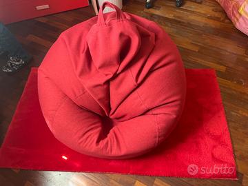 Puff morbidissimo rosso