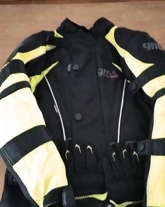 Giacca e guanti moto bambino