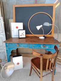 antico tavolo scritto effetto decape' 