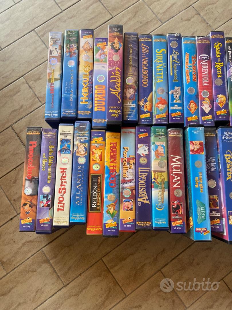Cassette VHS Disney originali Audio/Video In vendita a Bologna