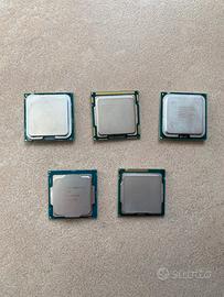 Lotto di processori Intel I5, I3, Pentium