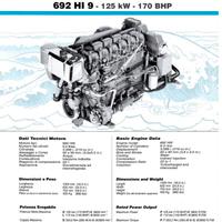 Motore VM marine 692 hi 9 170 cv