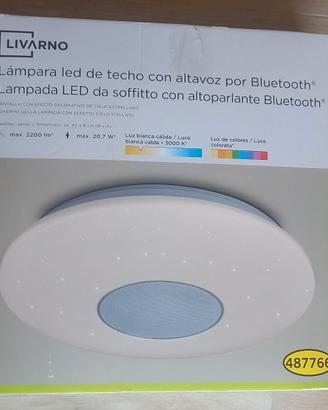 Lampada led da soffitto con autoparlante Bluetooth