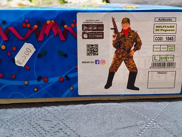 costume carnevale militare 9 anni