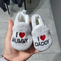 scarpe in tessuto neonato