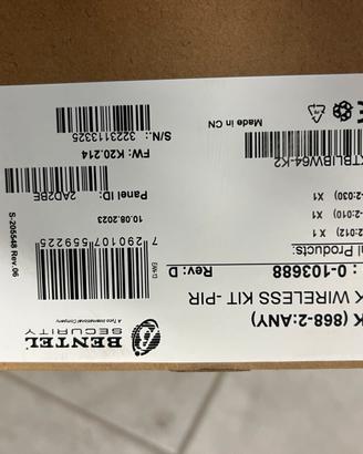 Centrale bentel bw64-k