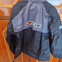 CASCO LS2+GIUBBINO E CASACCA IMPERMEABILE AXA-MOTO