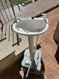 Lavandino portatile a batteria