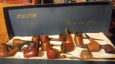 Set n.60 Pipe per Tabacco in Legno Vari colori