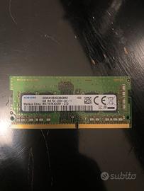 1 banco ram 8gb per notebook i7 i9 marca Samsung