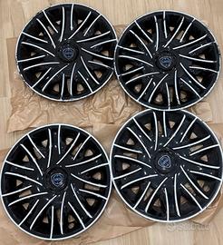 4 PLATTO COPRICERCHI RUOTA LANCIA YPSILON R15