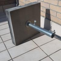 Base per ombrellone in pietra Serena