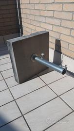 Base per ombrellone in pietra Serena