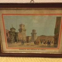Quadro vintage e antico arsenale di Venezia