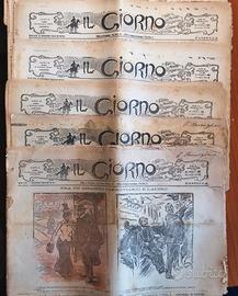 Lotto 11 Giornali Antichi - IL GIORNO - 1899 1900 