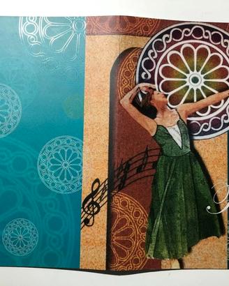 folder filatelico 50 festival dei due mondi 