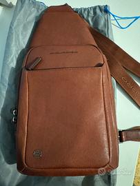 Zaino Piquadro Monospalla in Pelle