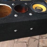 box subwoofer accordato in mdf multistrato