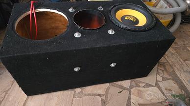 box subwoofer accordato in mdf multistrato