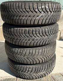 Pneumatici termici + cerchi in ferro 165/70 R14