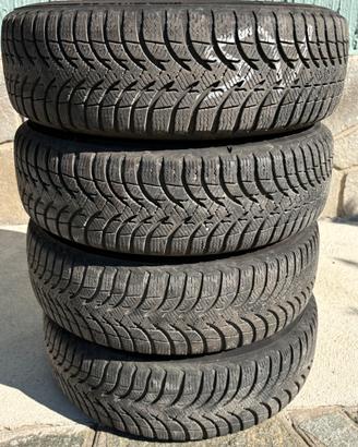 Pneumatici termici + cerchi in ferro 165/70 R14