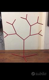 Albero metallo espositore porta appenditutto