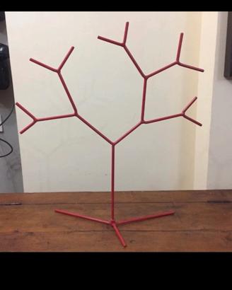 Albero metallo espositore porta appenditutto