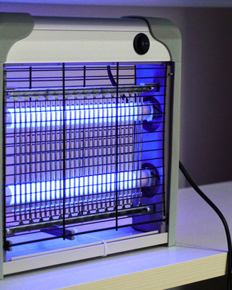 Lampada Anti Zanzare Insetti Silenziosa con Grigli