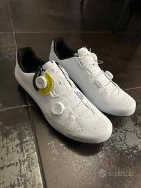 Scarpe Ciclismo Scott Road RC bianche tg.45