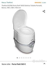 porta potty wc chimico thetford