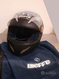 Casco integrale "Bieffe" + casco da bambino