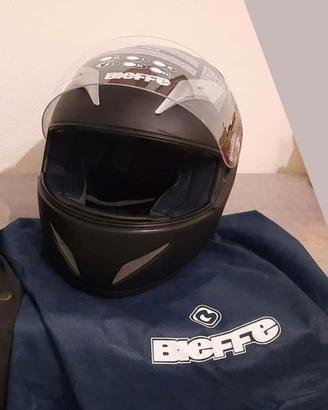 Casco integrale "Bieffe" + casco da bambino