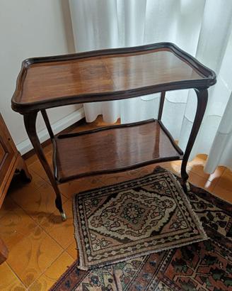 CARRELLO CON  RIPIANI IN LEGNO ANNI ’50 VINTAGE