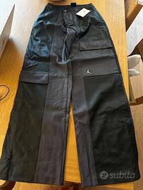 Pantaloni Jordan Nike neri pelle