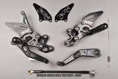 Pedane arretrate SUZUKI GSXR 600 / 750 2006 - 2010