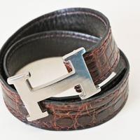 Cintura di coccodrillo HERMÈS