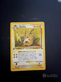 Raichu Fossil 1 Edizione Holo