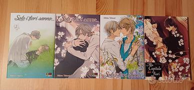 Manga yaoi Solo i fiori sanno+Spin-off