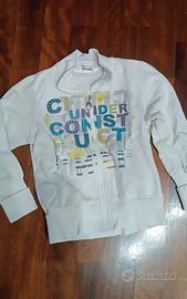 felpa bambina con zip 