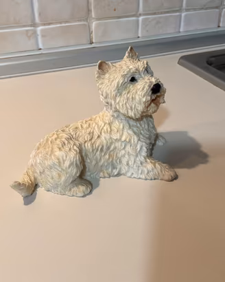 Cane da collezione in resina