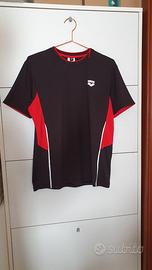 Tshirt running arena nero rosso taglia M