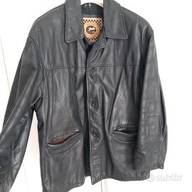 Giaccone uomo, VERA PELLE, nero, Taglia 48