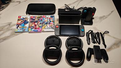 Nintendo Switch 1 con accessori e giochi