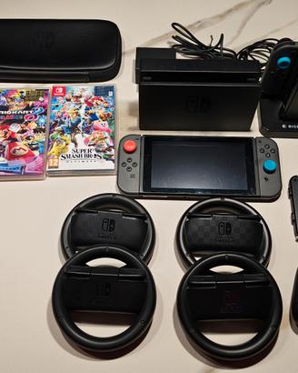 Nintendo Switch 1 con accessori e giochi