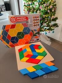 Mosaici in Puzzle, Gioco Educativo in legno